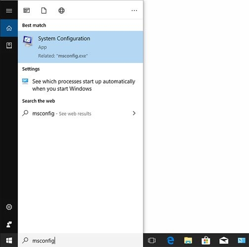 Cách mở và sử dụng MSConfig trên Windows 10 - hình 1