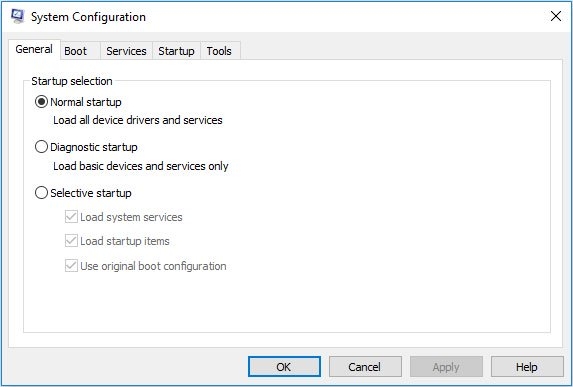 Cách mở và sử dụng MSConfig trên Windows 10 - hình 3