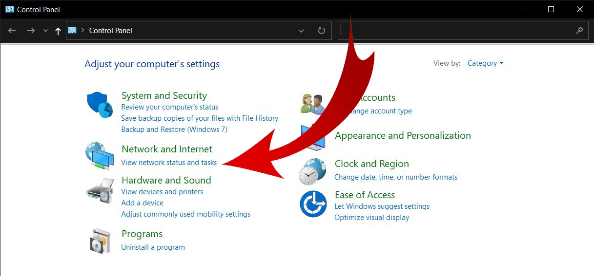 Đổi DNS trên Windows 10 trong Control Panel 02