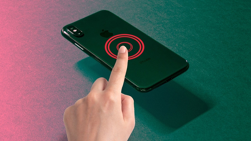 Màn hình iPhone X bị sọc xanh 6