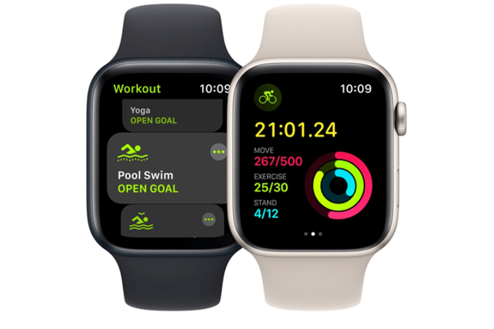 Apple Watch SE 2 GPS 40mm Viền nhôm Dây cao su cỡ S/M 10