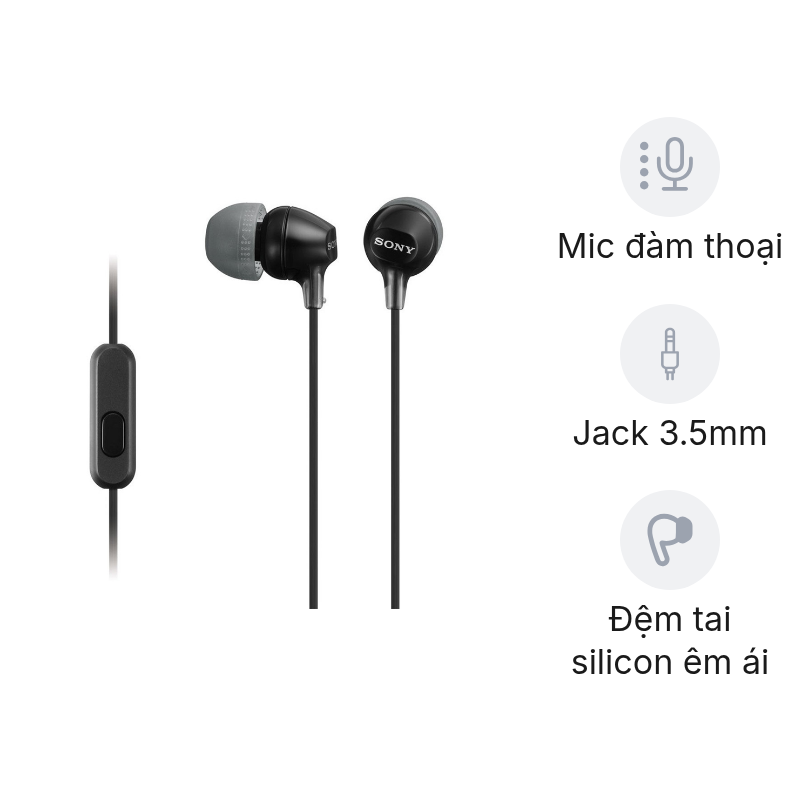 Tai nghe nhét tai Sony Extra Bass MDR-EX15AP