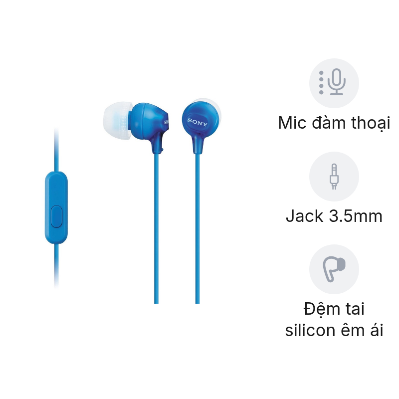Tai nghe dây nhét tai Sony Extra Bass MDR-EX15AP