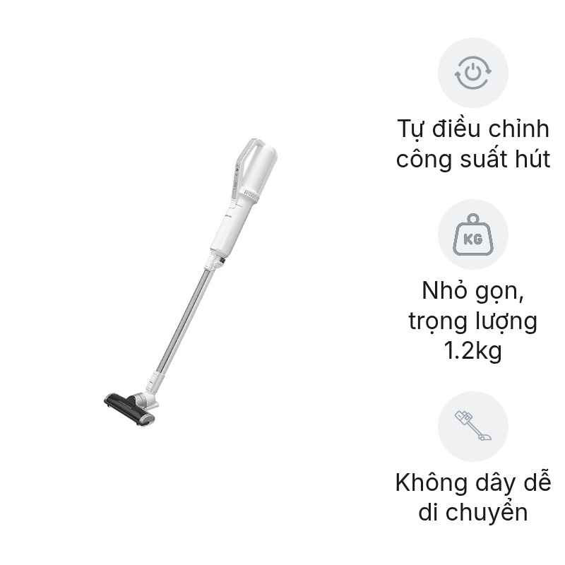 Máy hút bụi không dây IRIS OHYAMA IC-SLDC 8