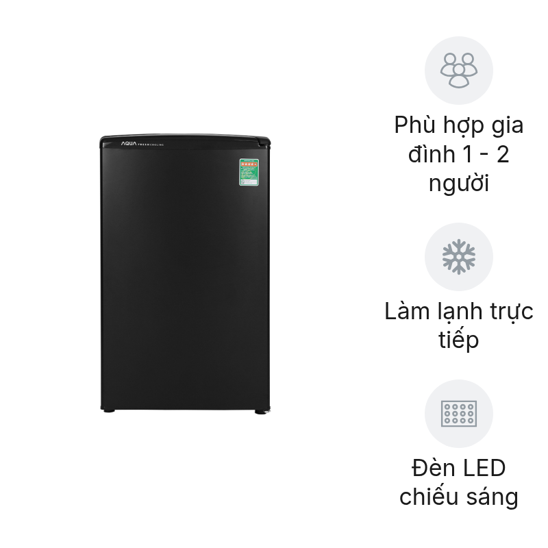 Tủ lạnh Mini Aqua 90 lít AQR-D99FA(BS)