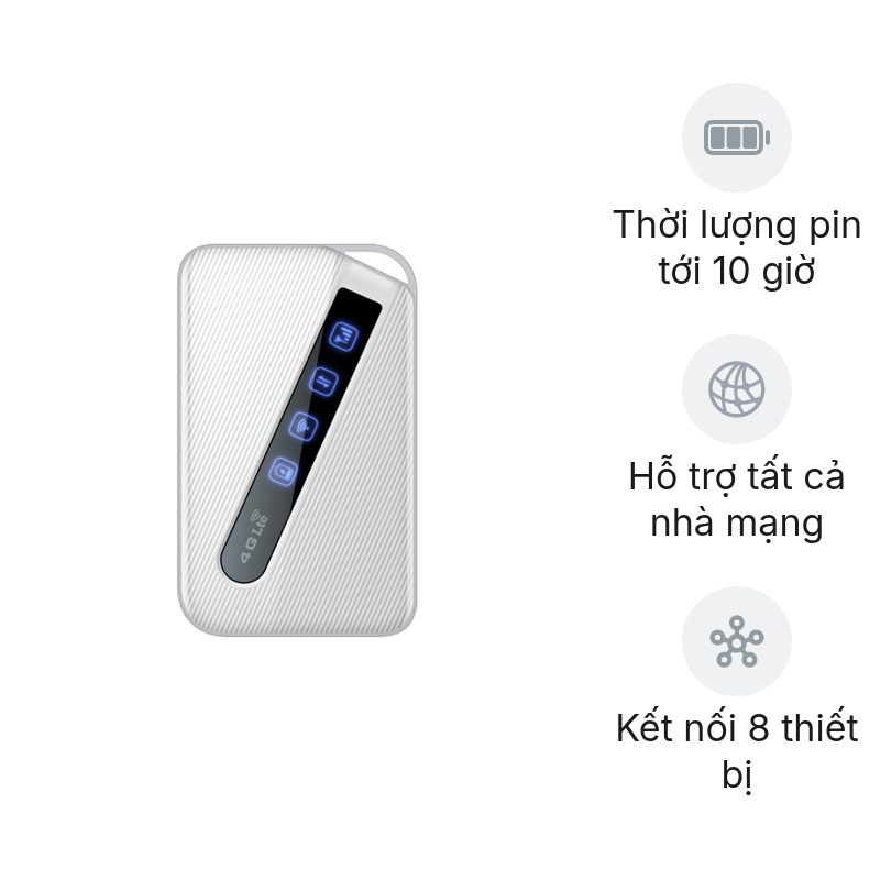 Bộ Phát Wifi Di Động 4G LTE 150Mbps D-Link DWR-930M