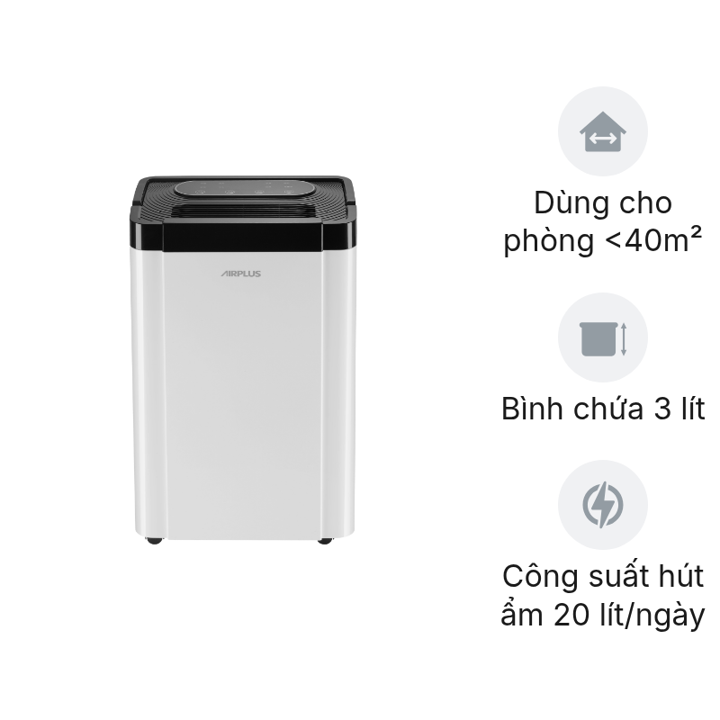 Máy hút ẩm 20 lít Airplus AP20-1909EE