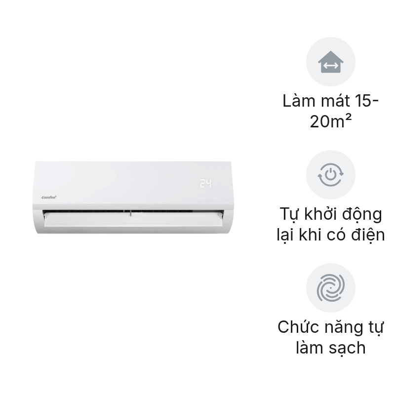 Máy lạnh Comfee Mono 1.5 HP CFS-13FWF
