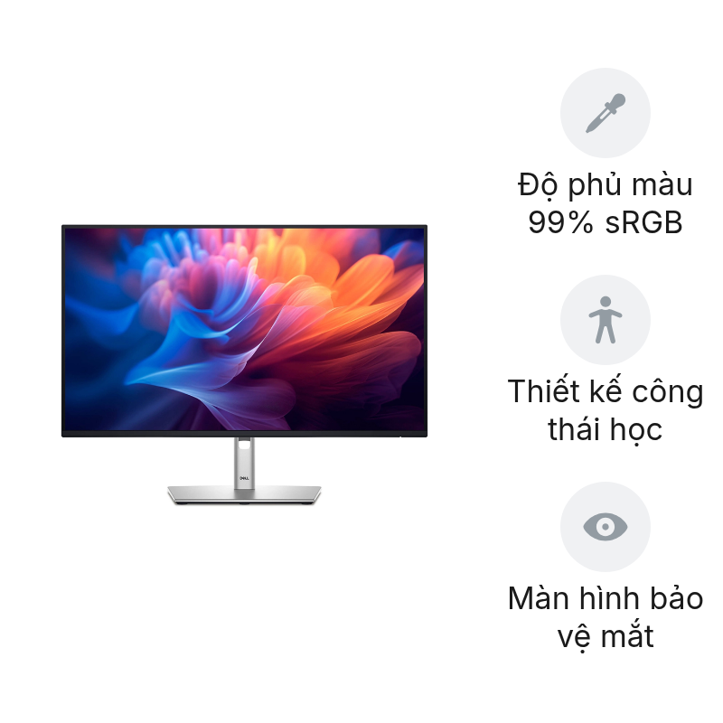 Màn hình Dell P2725H 27 inch FHD/IPS/100Hz/Type C 15W PD