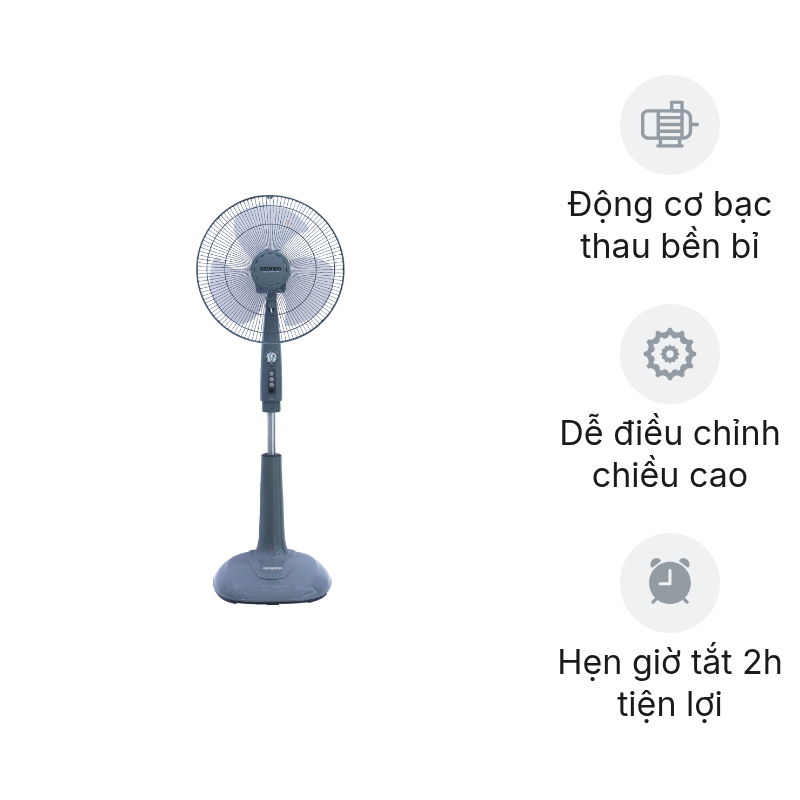 Quạt đứng Senko 3 cánh DH1600 47W