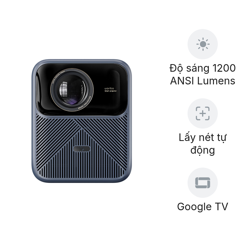 Máy chiếu Wanbo Mozart 1 Pro Ver 2/FHD 1080p/1200 ANSI/GoogleTV
