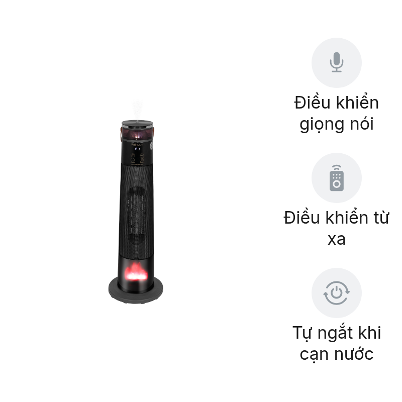 Quạt sưởi gốm Ceramic Fujihome FH3303 2000W