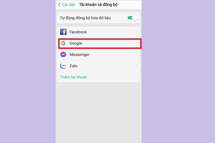 Cách xóa tài khoản Google trên điện thoại OPPO (Hình 3)