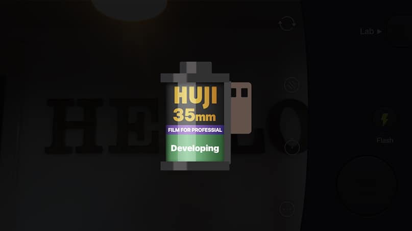 Phát triển ảnh ngay khi chụp