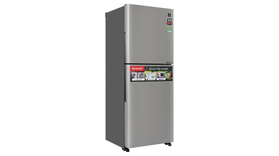 Tủ lạnh Sharp Inverter 330 lít SJ-XP352AE-SL