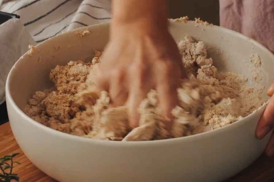 Trộn bột yến mạch