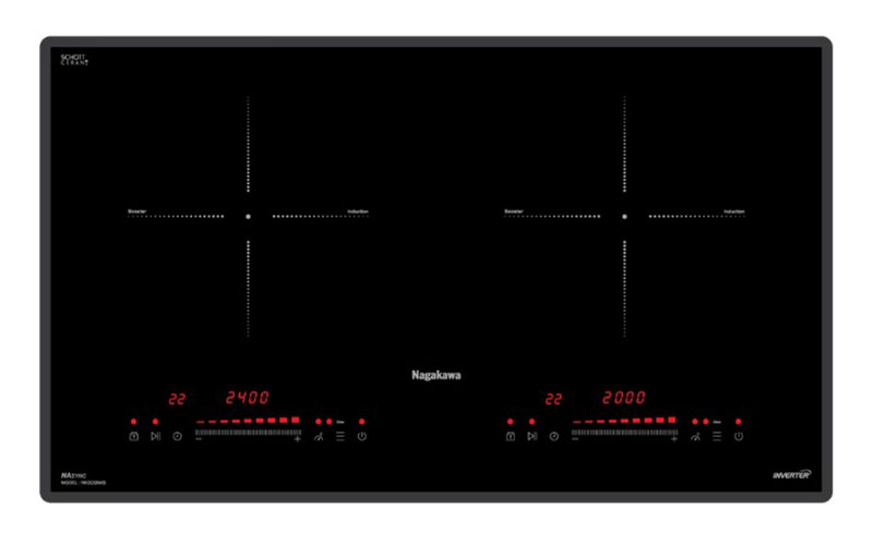 Bếp điện từ đôi Nagakawa NK2C06MS (hình 7)