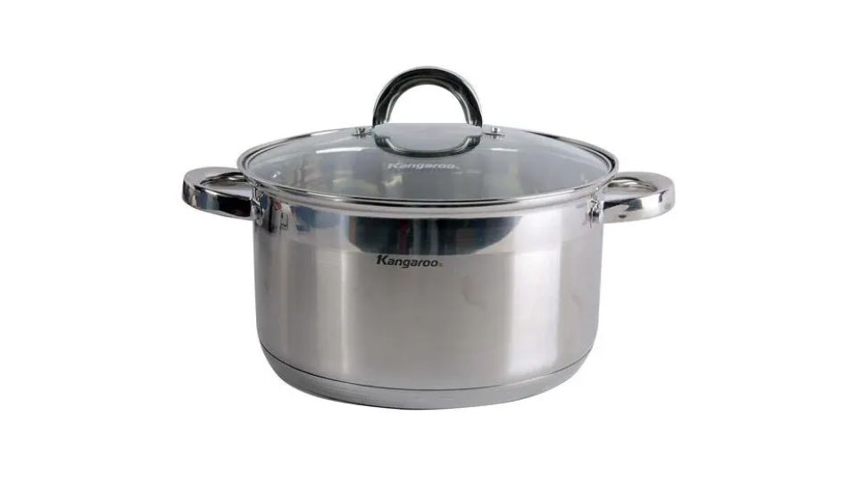 Nồi inox đơn Kangaroo size 16 KG876XS