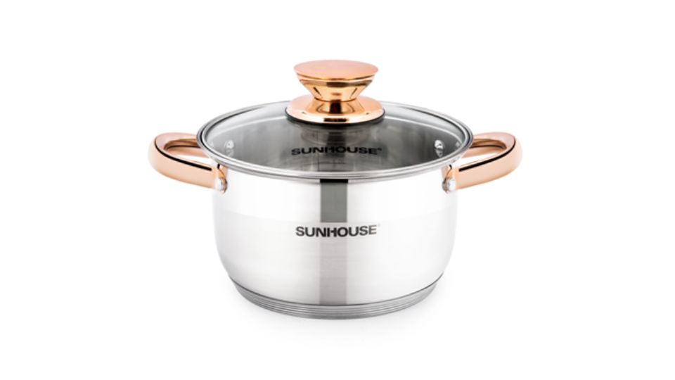 Nồi inox 5 đáy Sunhouse 16cm SHG24216