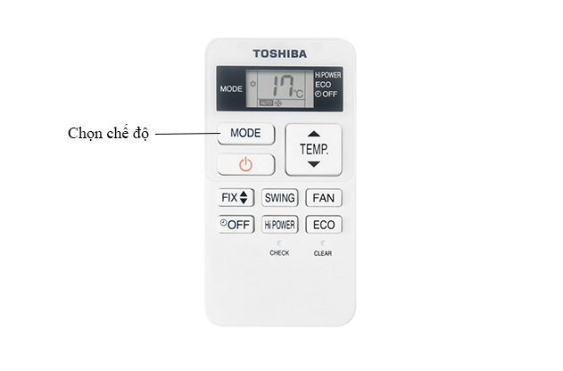 Các chế độ máy lạnh Toshiba1