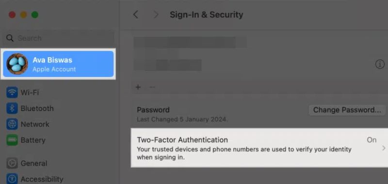 Cách cài đặt bảo mật 2 lớp cho tài khoản Apple ID trên Mac 1