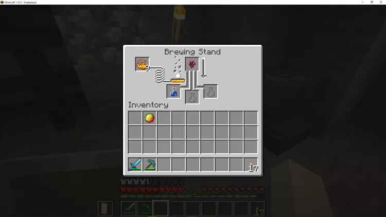 cách chế thuốc kháng lửa trong Minecraft hình 5