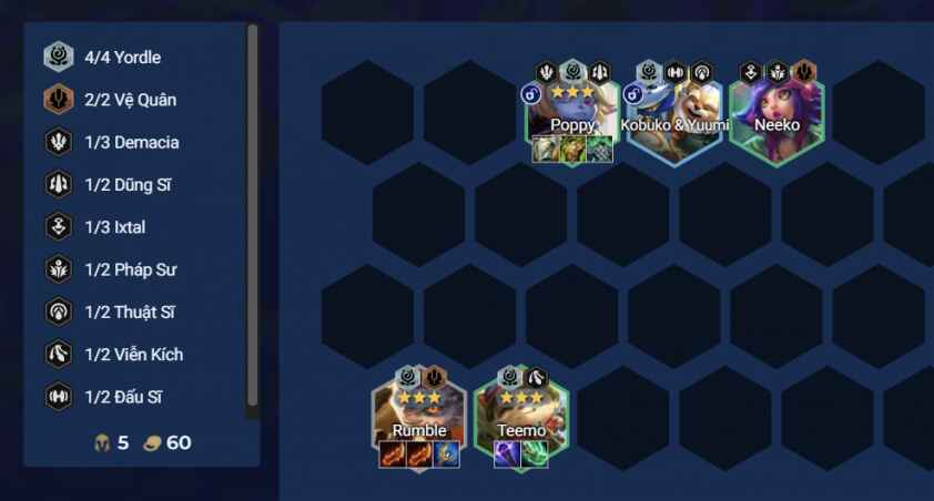 cách chơi đội hình Rumble Pháo Kích Tầm Xa DTCL mùa 16 hình 4