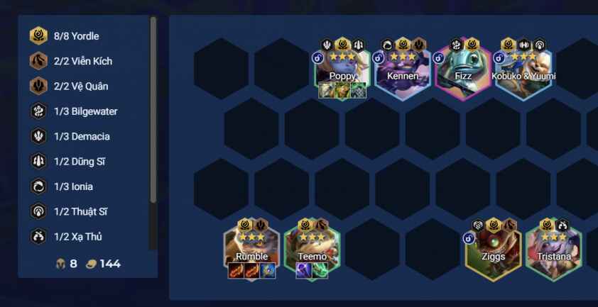 cách chơi đội hình Rumble Pháo Kích Tầm Xa DTCL mùa 16 hình 6