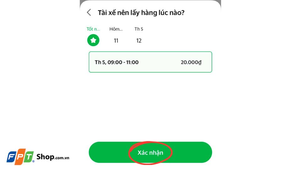 Cách đặt Grab giao hàng 6