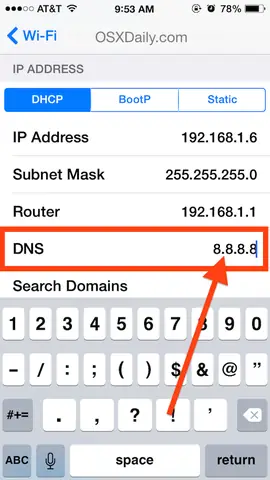 doi dns thu cong