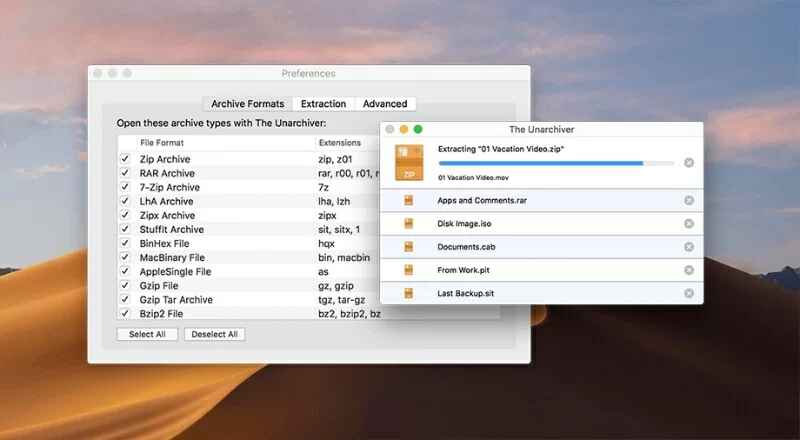 cách giải nén file RAR trên MacBook hình 3