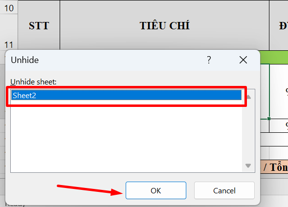 Cách hiện Sheet trong Excel - hình 7