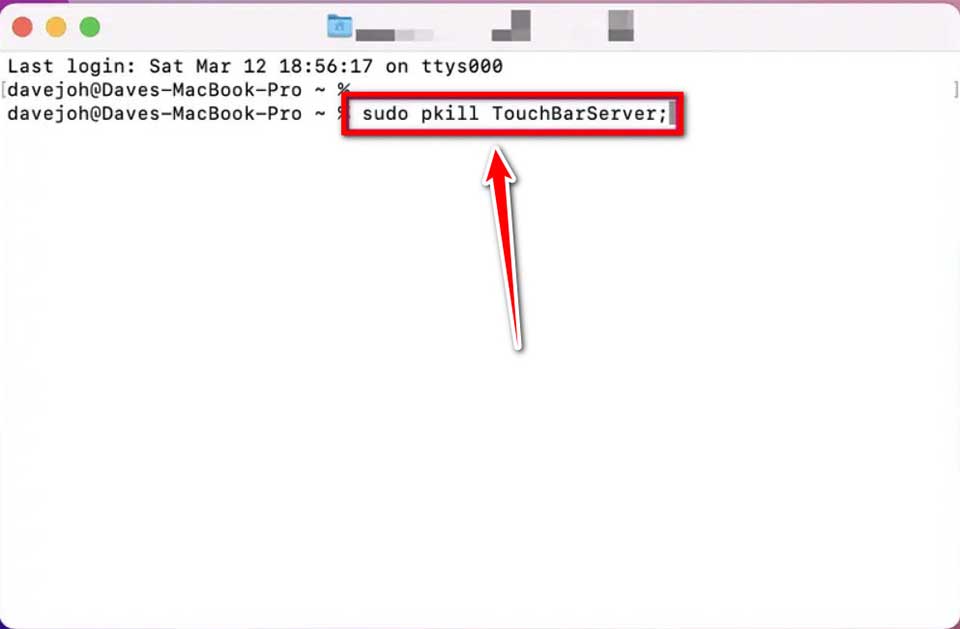 Cách khởi động lại Touch Bar - 05