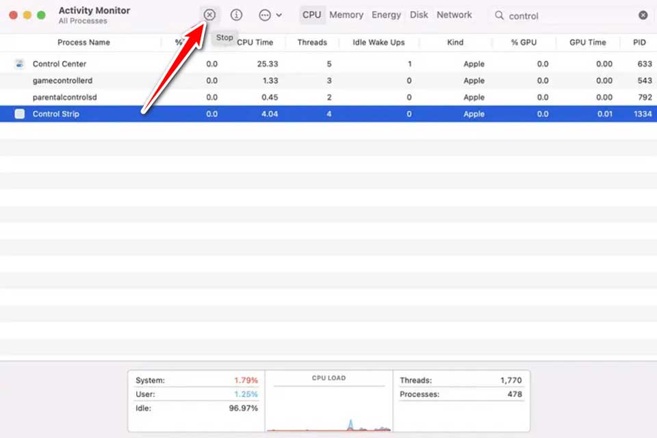 Cách khởi động lại Touch Bar - 02
