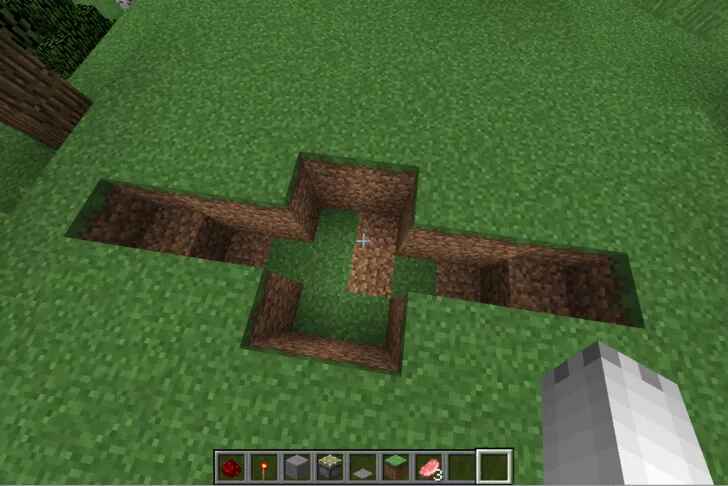 cách làm cửa tự động trong Minecraft hình 2