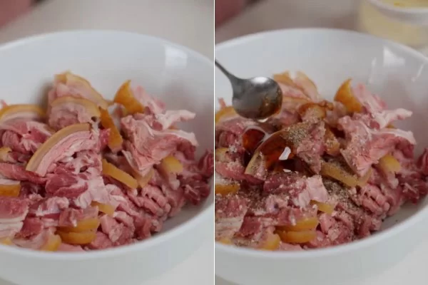 Cách làm gỏi bê thui (ảnh 4)