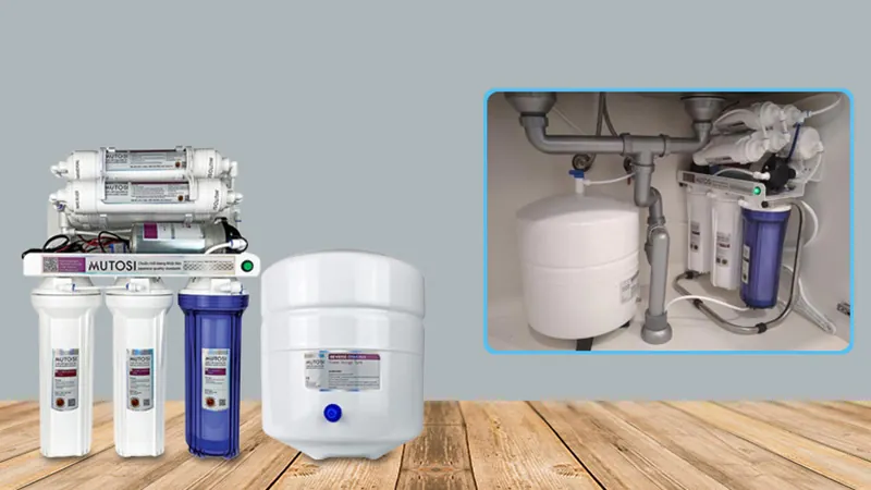 c&aacute;ch lắp m&aacute;y lọc nước mutosi - H&igrave;nh 1