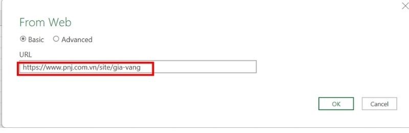 cách lấy dữ liệu từ web vào Excel hình 4