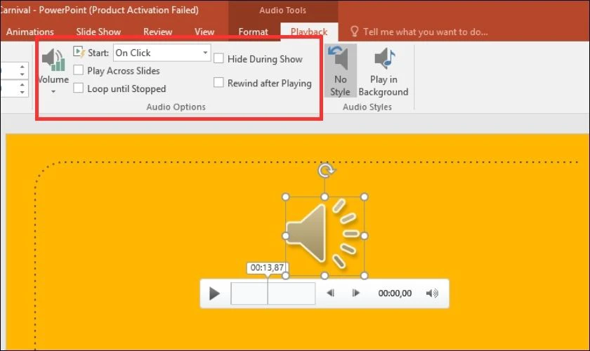 cach sua file am thanh trong powerpoint