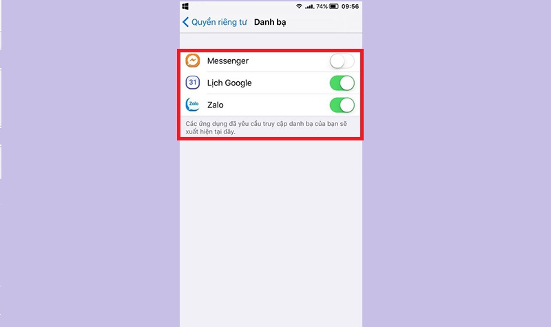 check ứng dụng theo dõi người dùng iPhone 7