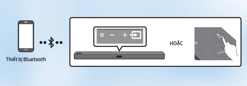 ket noi loa thanh samsung voi thiet bi di dong qua bluetooth
