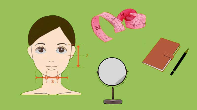 cách xác định hình dạng gương mặt 2