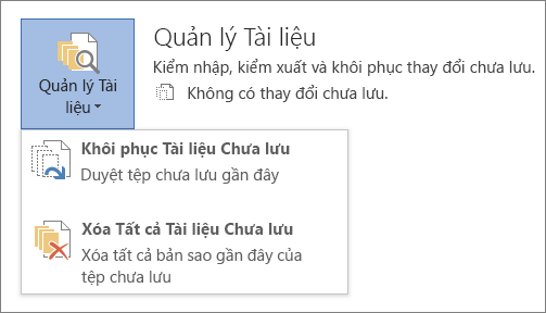 cách xem và khôi phục phiên bản word - Hình 1