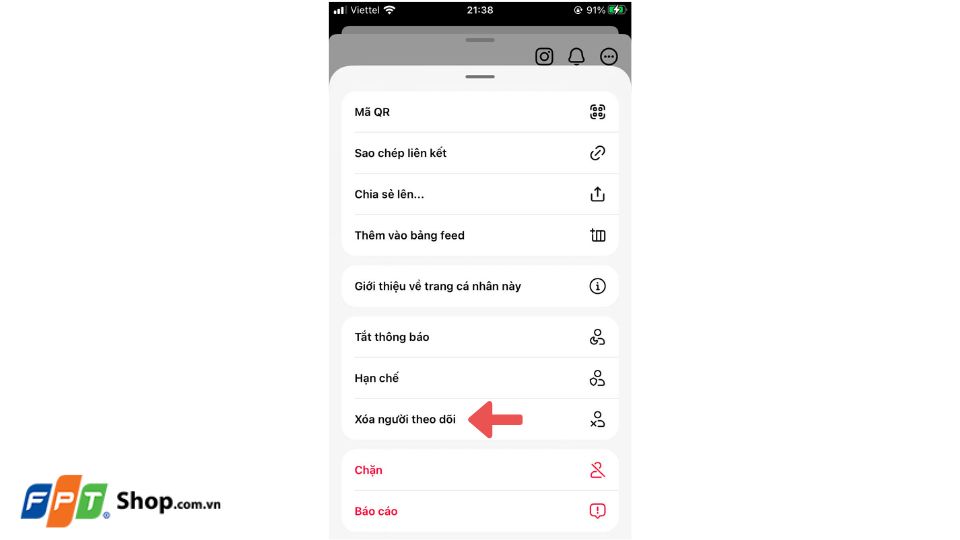 Cách xóa người theo dõi trên Threads 5