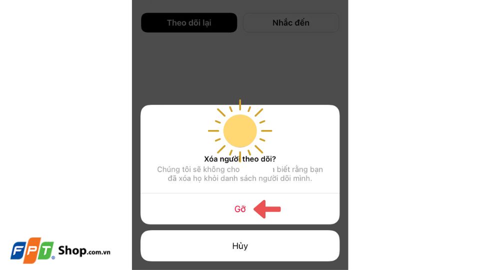 Cách xóa người theo dõi trên Threads 6