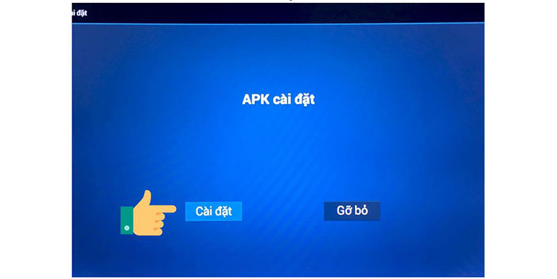 Cài đặt file APK cho Smart TV hình 7
