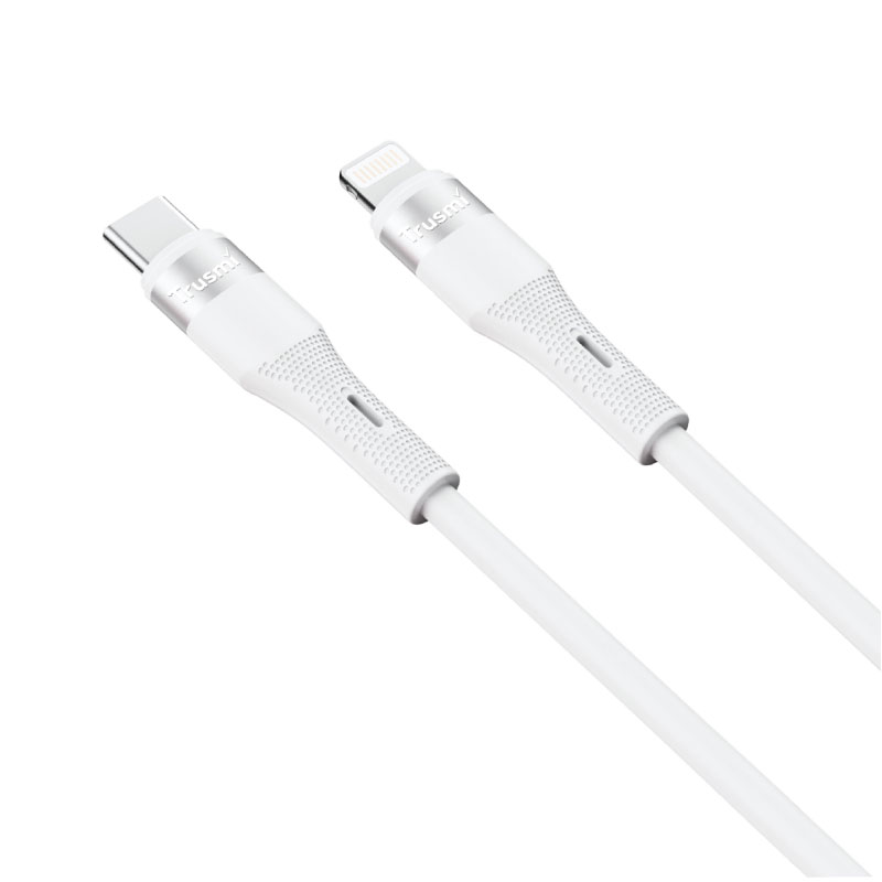 cap usb c to lightning 1m trusmi ca34 075 silicon