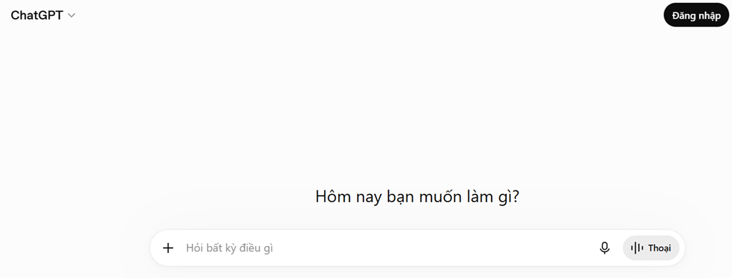 Đăng nhập lại tài khoản