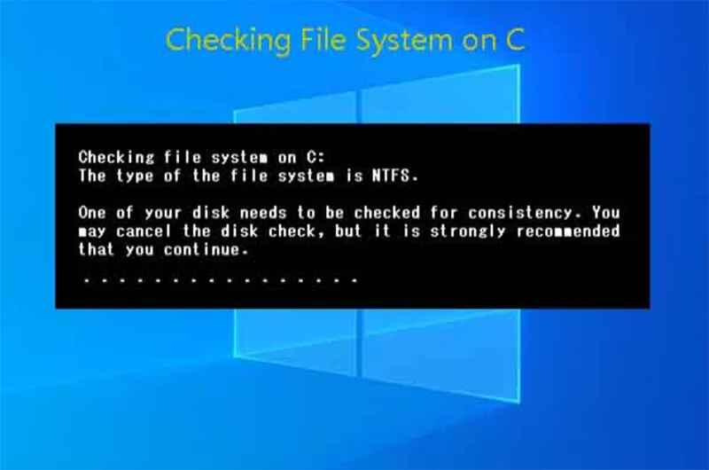 Checking File System on C hình 1