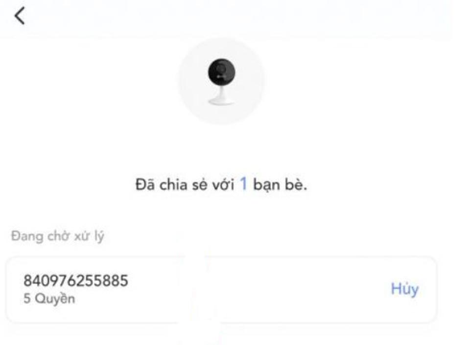 Cách chia sẻ camera Ezviz cho điện thoại khác - 02